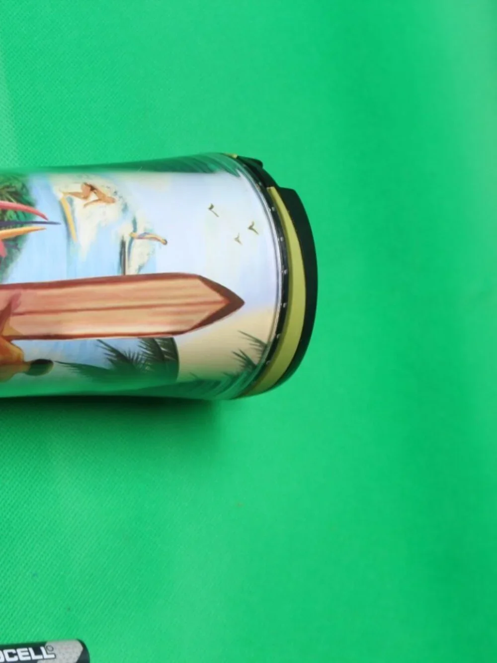 Starbucks Aloha 2008 Coffee Cup Tumbler Hawaii surfing ocean sunset tropical
